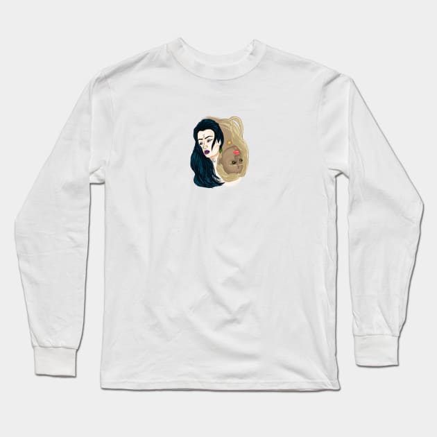 Gemini Long Sleeve T-Shirt by Gemini Art Vibes